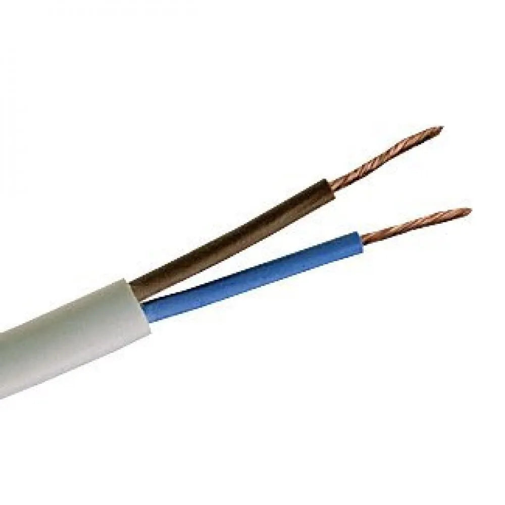 0.5MM ROUND TWO CORE 100M COIL BLUE/BROW