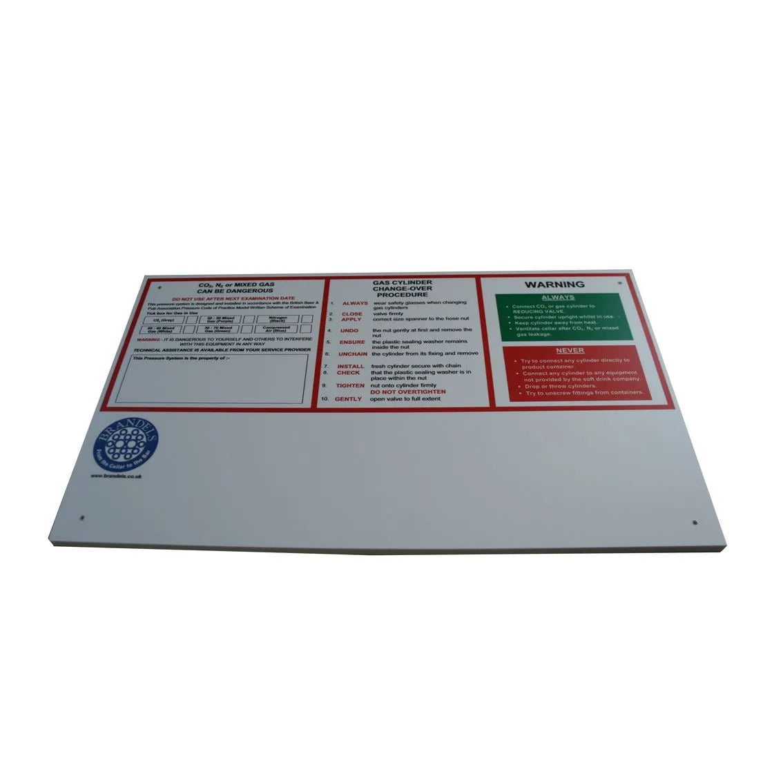 STANDARD BEER REG BOARD ONLY