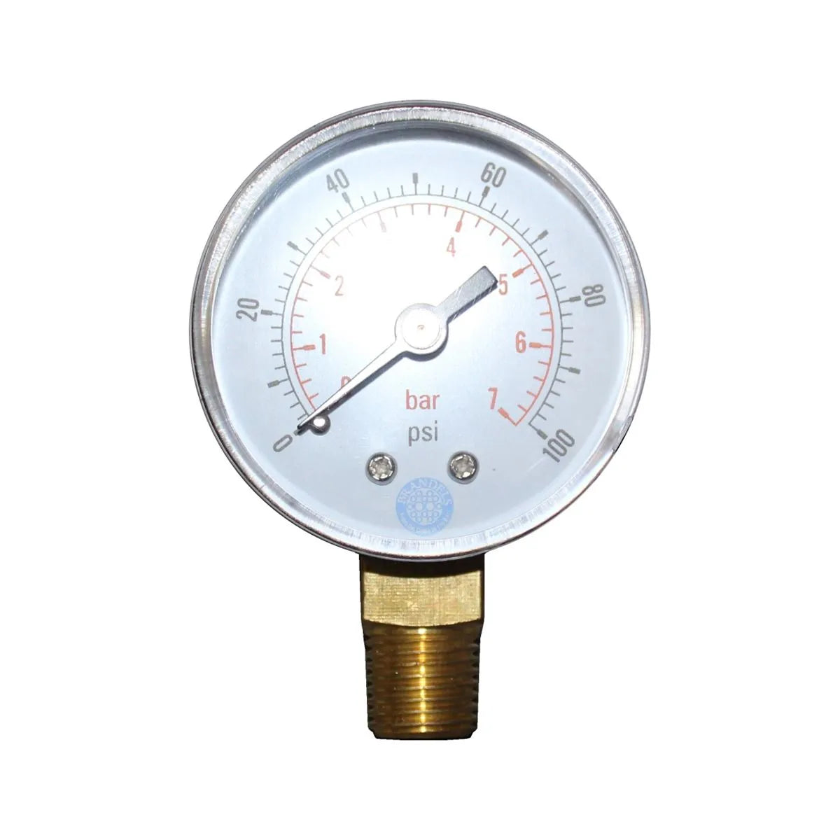 B101A146B 0-100PSI + BAR 1/4" BSPT THRD