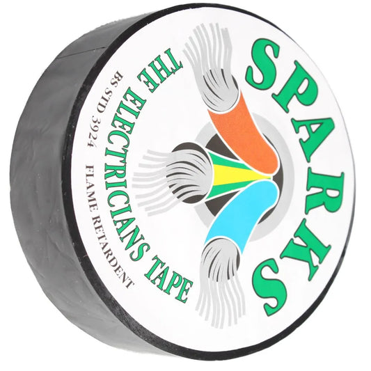 25MM X 33MTR BLACK TAPE